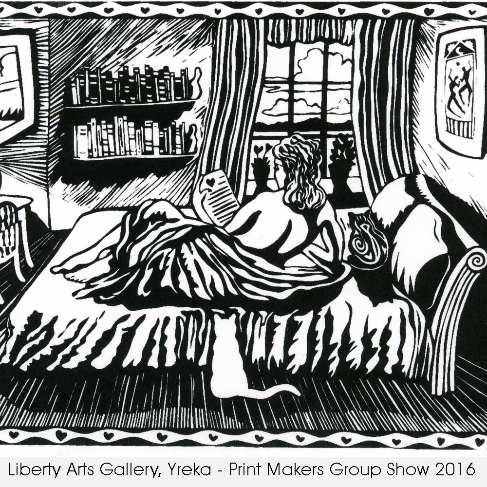 Art from the Printmakers Exhibit in Yreka