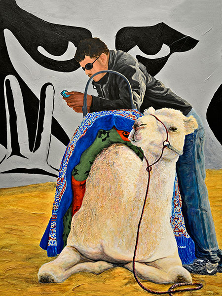 Camel Texting by Phil Dynan and Anastasia Nelson