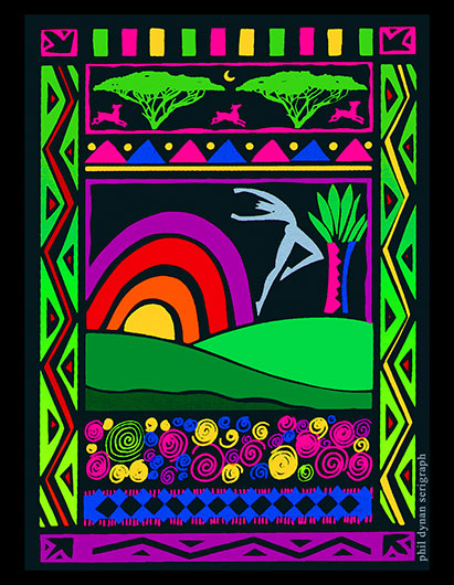 serigraph Rainbow Dream