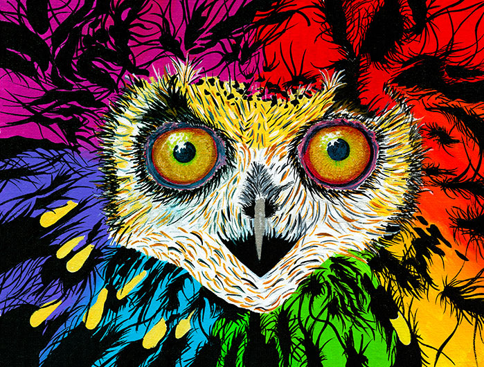 Owl Painting