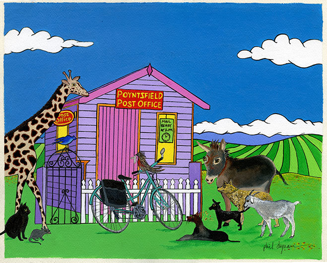 animals at the post office