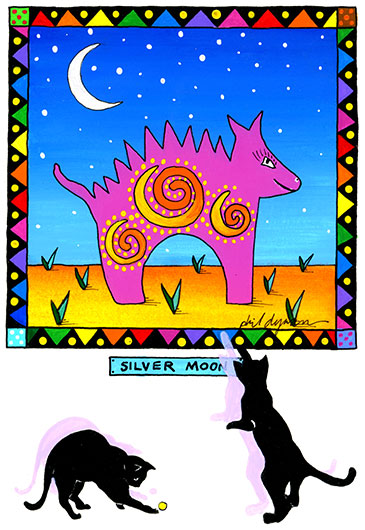 black cats at the MOMA