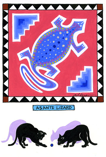 black cats at the MOMA