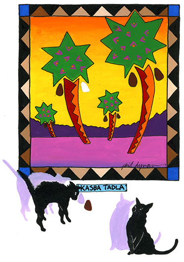 black cats at the MOMA